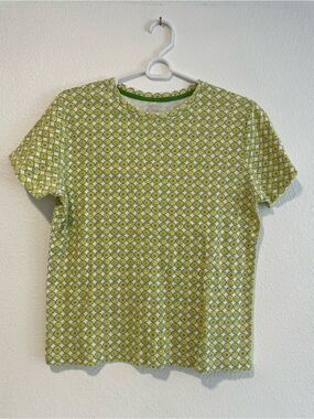 Cherokee 100% Cotton “Lime” Print Tee